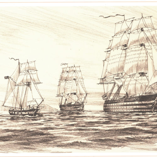 The second Hornet, a sloop that served from 1805-1806.