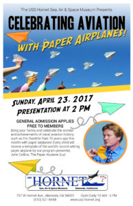 2017-04--DoolittlePaper Airplanes-Poster