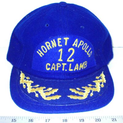 Baseball Cap, "Hornet Apollo 12 Capt. Lamb," Owned by Captain of USS Hornet Capt. Lamb, 1969.