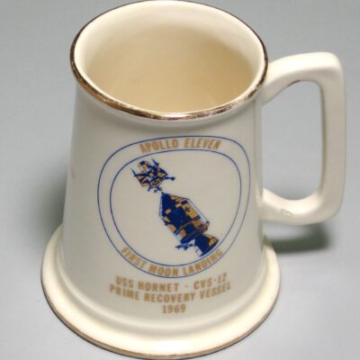 Mug, souvenir for Apollo 11 crewmen, 1969.