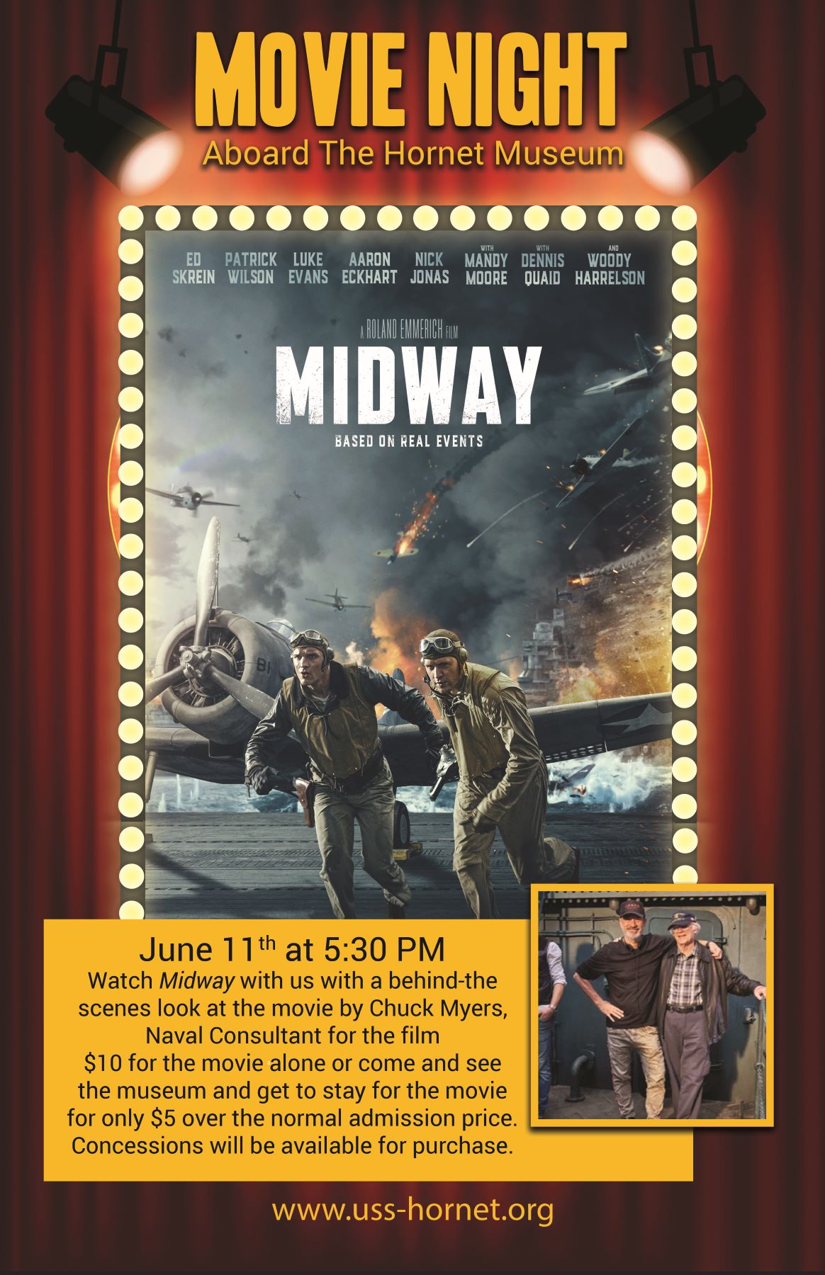 Midway Movie Night at the USS USS Museum