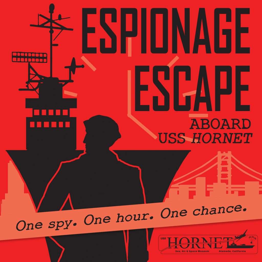 Espionage Escape aboard USS Hornet. One spy. One hour. one chance.