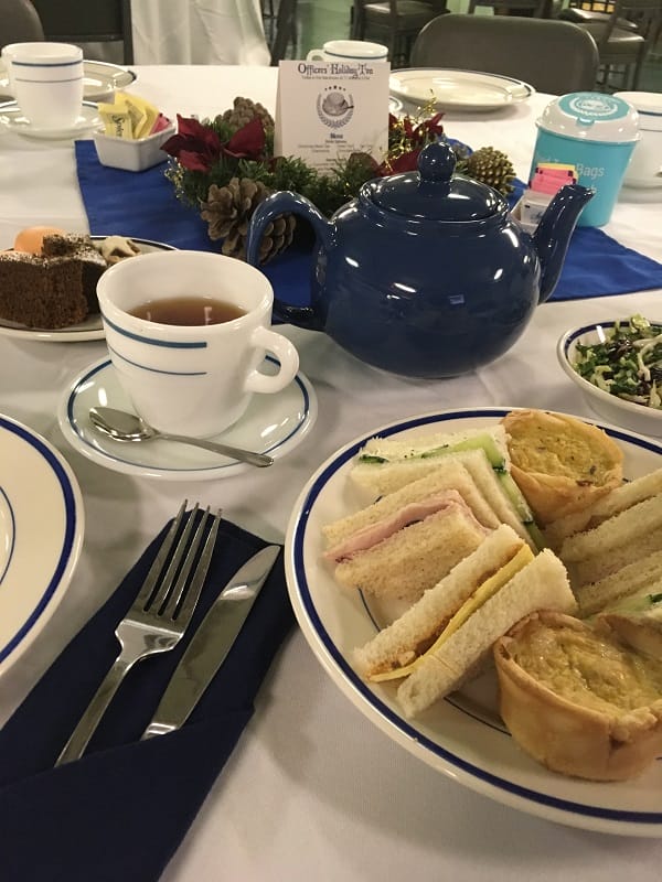 Officers’ Holiday Tea Service