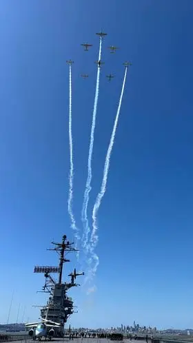 Memorial Squadron Flyover