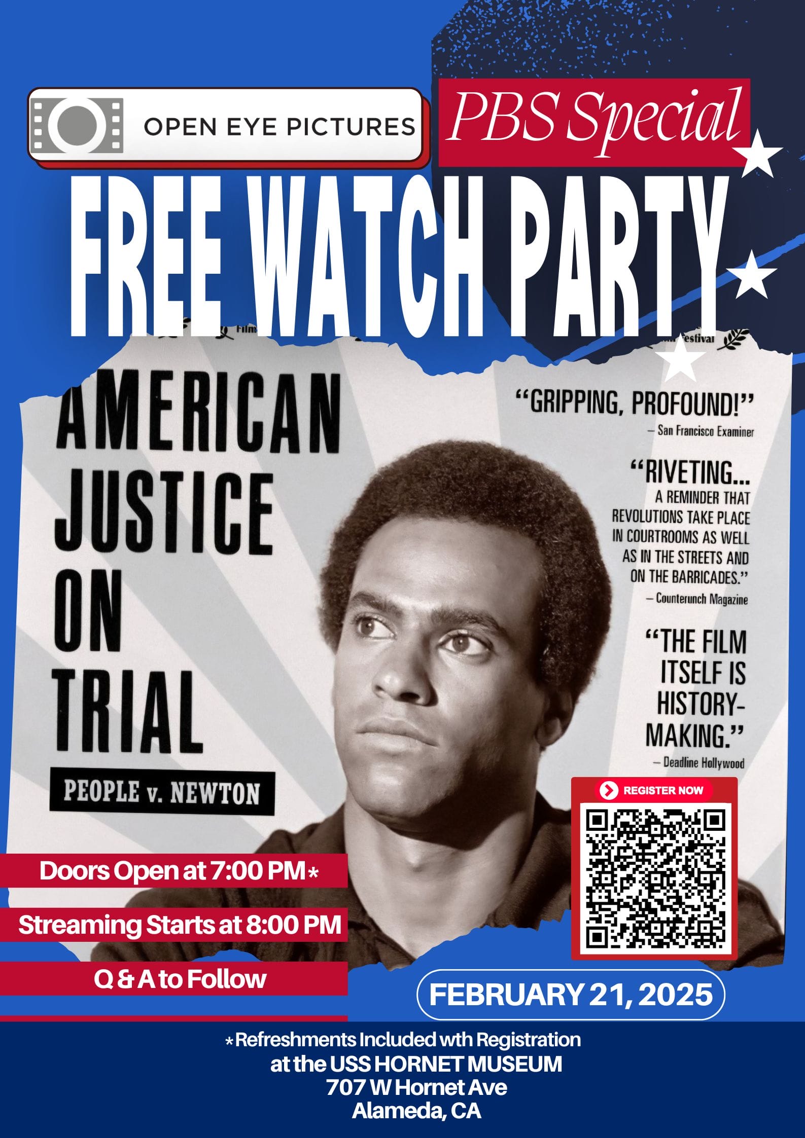 Free Watch Party for “American Justice on Trial” PBS Special