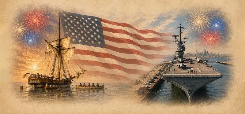 4th of July 250th Birthday of America